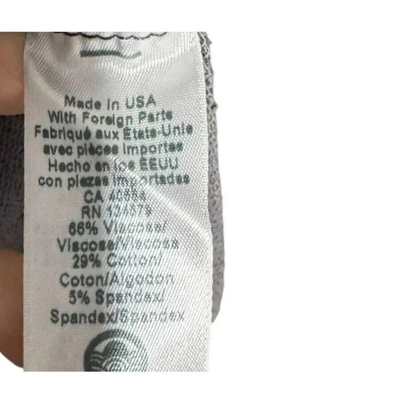 SUNDRY gray camouflage pullover sweatshirt womens size 0 XS - Picture 6 of 7